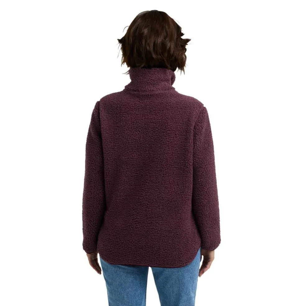 Jack Wolfskin High Curl fleece vest dames amaranth