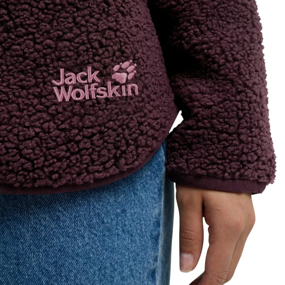 Jack Wolfskin High Curl fleece vest dames amaranth