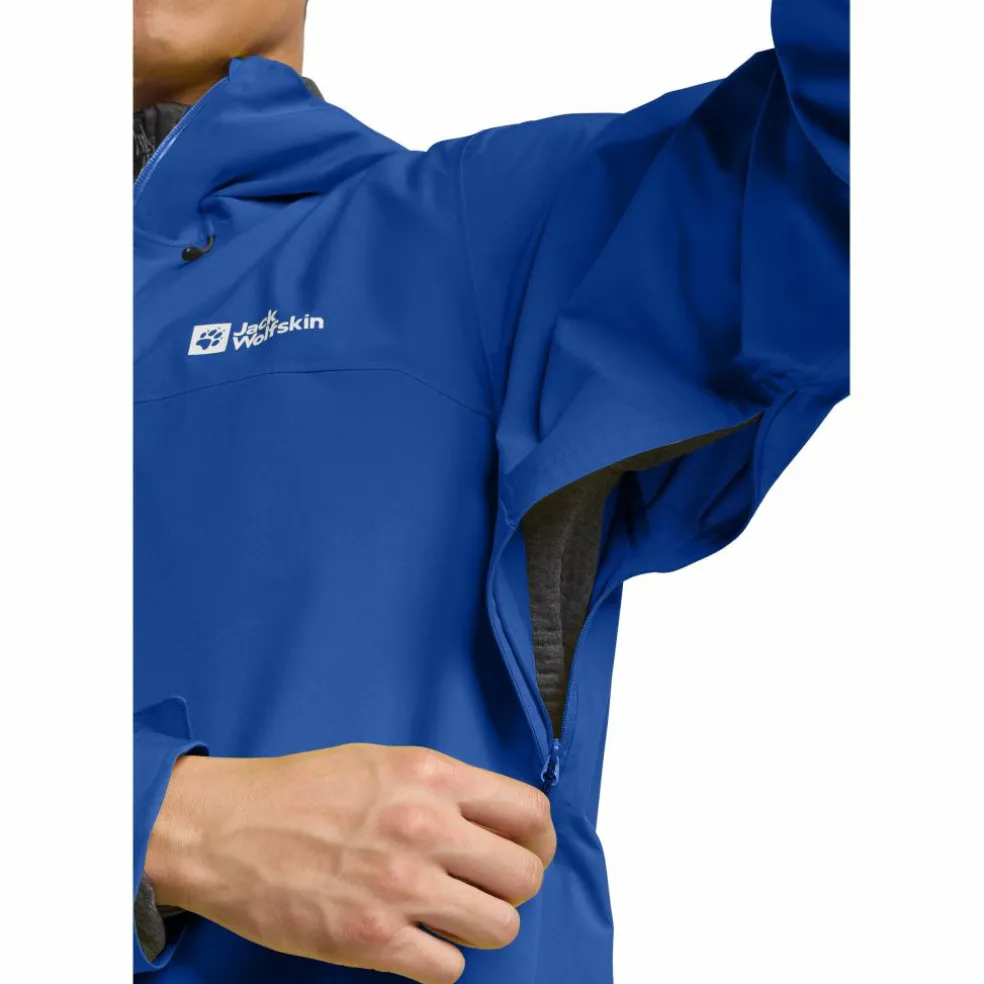 Jack Wolfskin Highest Peak 3L outdoor jack heren vibrant blue