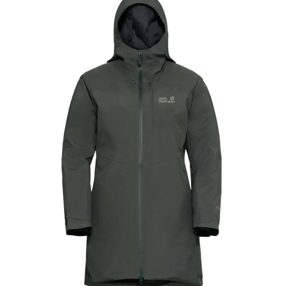 Jack Wolfskin Icecape 2L parka outdoor jack dames slate green