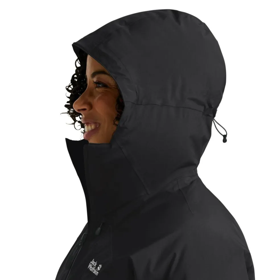 Jack Wolfskin Icecape 2L parka outdoor jack dames black