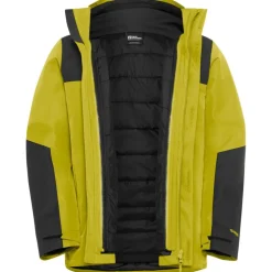 Jack Wolfskin  Jasper 3-in-1 outdoor jack heren chartreuse