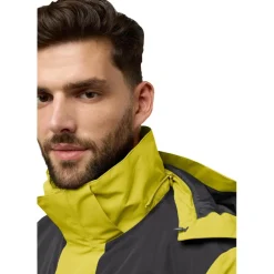 Jack Wolfskin Jasper 3-in-1 outdoor jack heren chartreuse