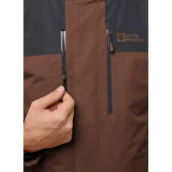 Jack Wolfskin Jasper 3-in-1 outdoor jack heren hot choc