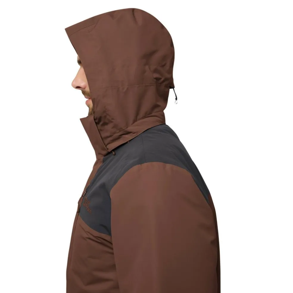 Jack Wolfskin Jasper 3-in-1 outdoor jack heren hot choc