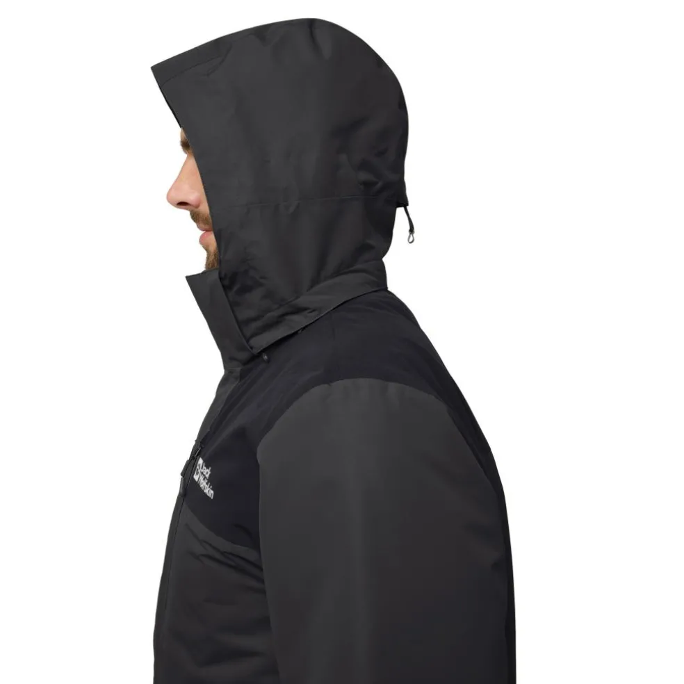 Jack Wolfskin Jasper 3-in-1 outdoor jack heren phantom