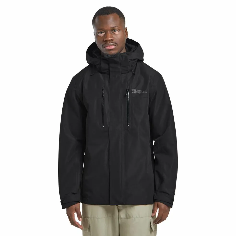 Jack Wolfskin Jasper 2L outdoor jack heren black