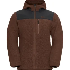 Jack Wolfskin  Kammweg Pile Fleece vest heren hot choc