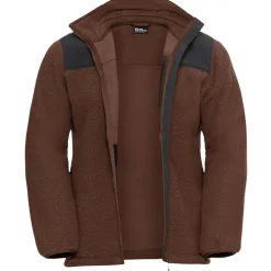Jack Wolfskin  Kammweg Pile Fleece vest heren hot choc