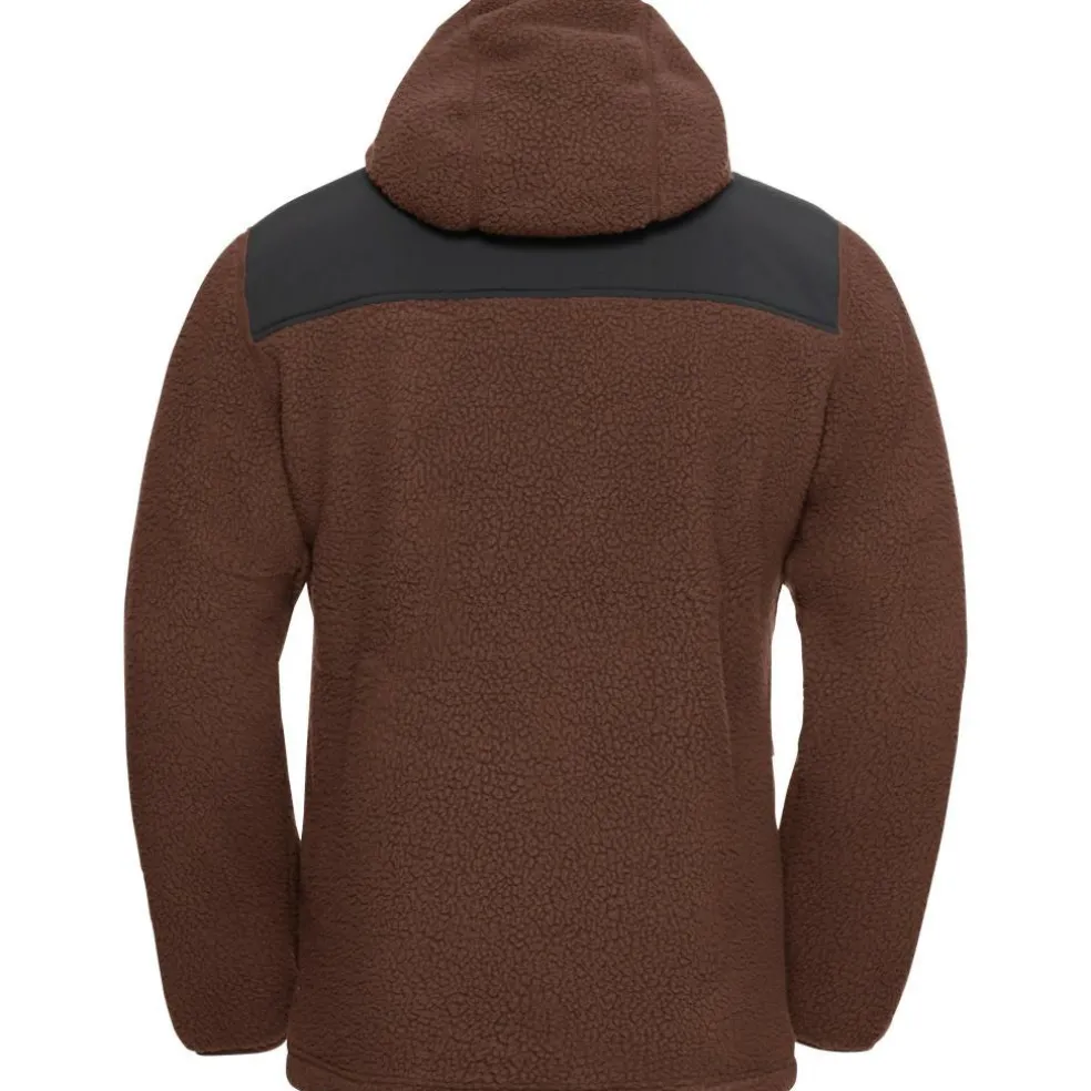 Jack Wolfskin Kammweg Pile Fleece vest heren hot choc
