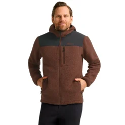 Jack Wolfskin Kammweg Pile Fleece vest heren hot choc