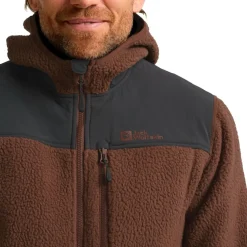 Jack Wolfskin Kammweg Pile Fleece vest heren hot choc