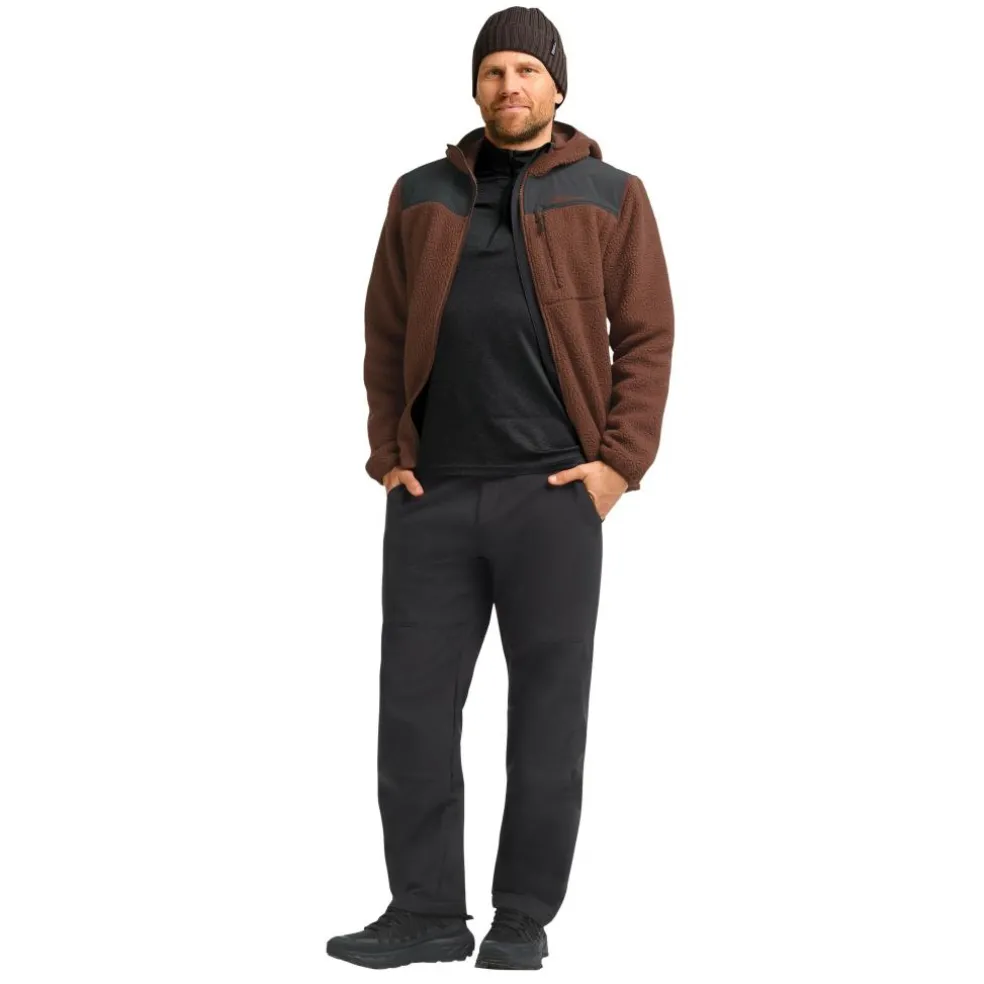 Jack Wolfskin Kammweg Pile Fleece vest heren hot choc