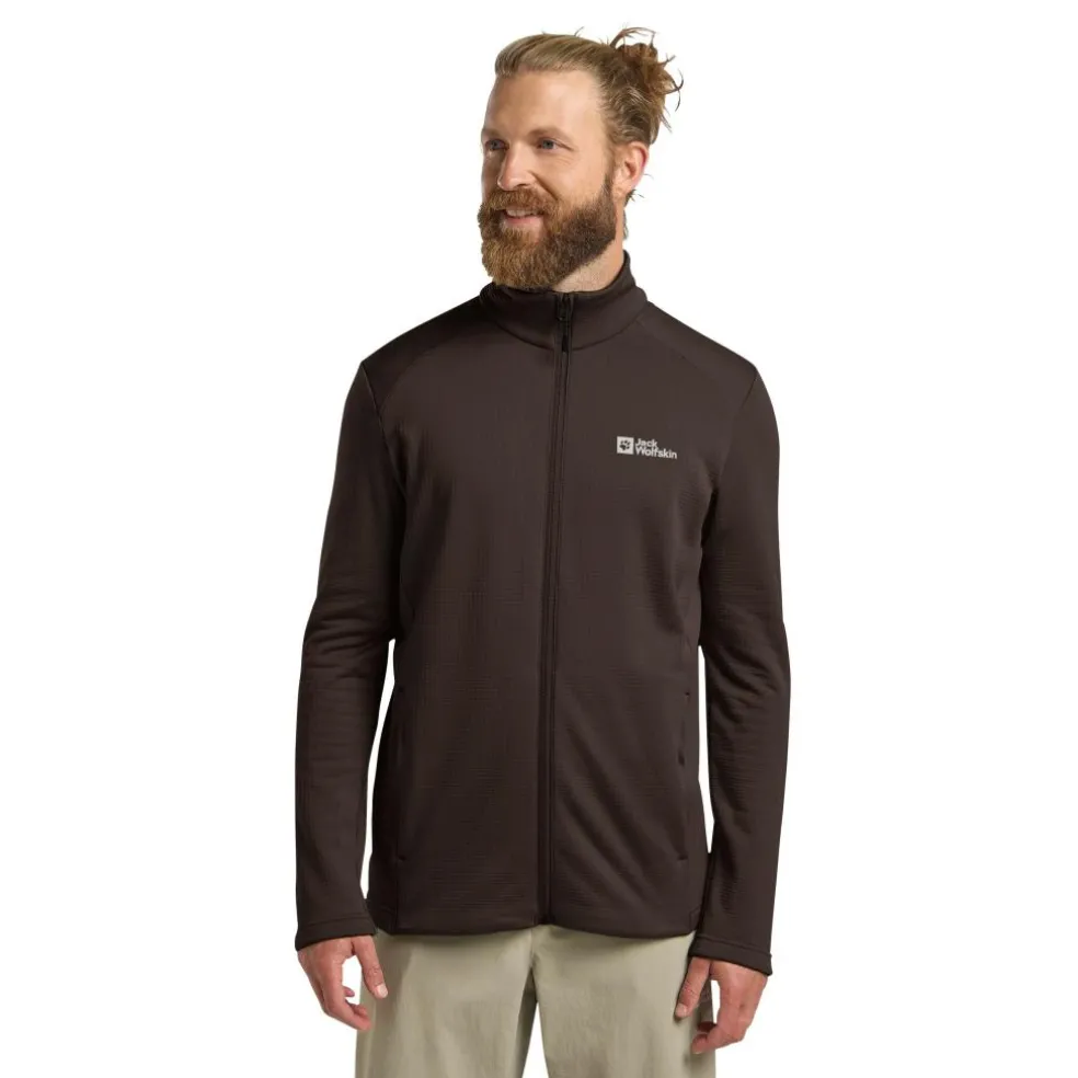 Jack Wolfskin Kolbenberg fleece vest heren peat