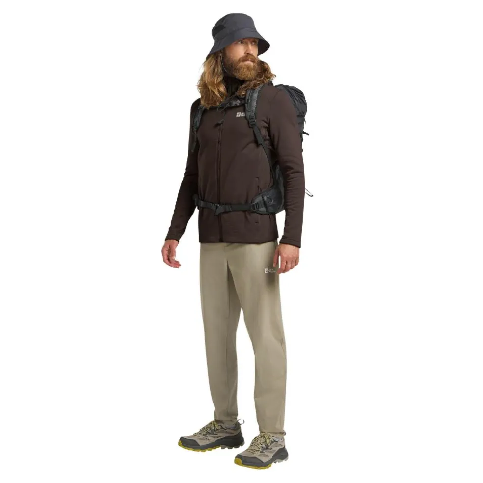 Jack Wolfskin Kolbenberg fleece vest heren peat