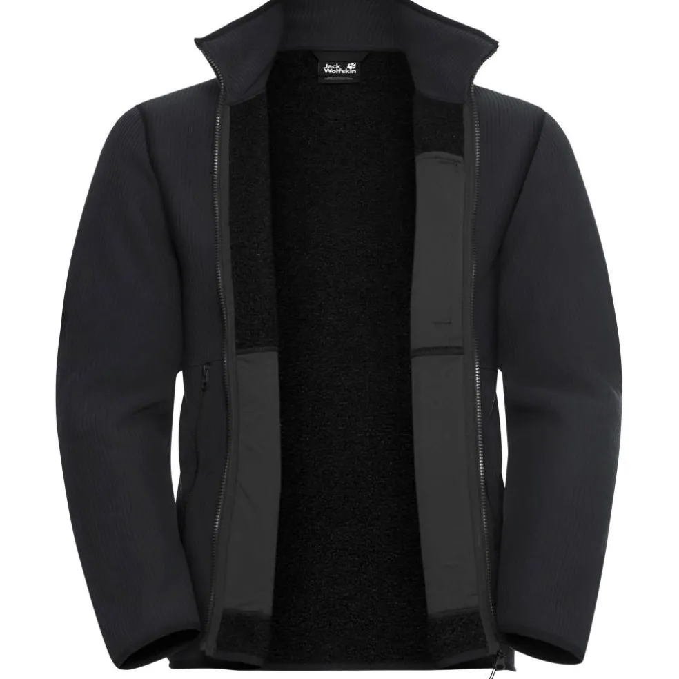 Jack Wolfskin Lake Ridge fleece vest heren black