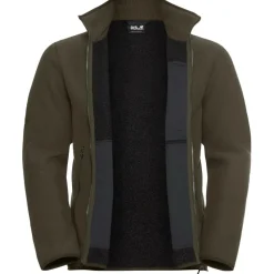 Jack Wolfskin  Lake Ridge fleece vest heren obsidian moss