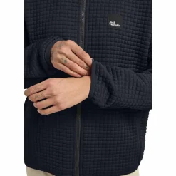 Jack Wolfskin  Mogari Hooded fleece vest dames dark navy