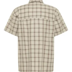 Jack Wolfskin  Planalto overhemd heren check cold coffee