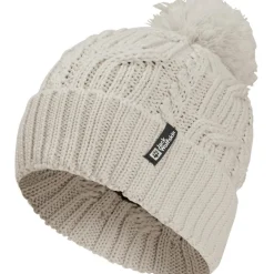 Jack Wolfskin Pompom muts pale sand