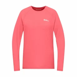 Jack Wolfskin Prelight Swift shirt dames sunset coral