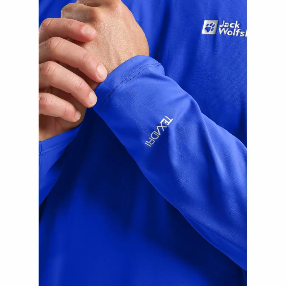 Jack Wolfskin Prelight Swift shirt heren vibrant blue