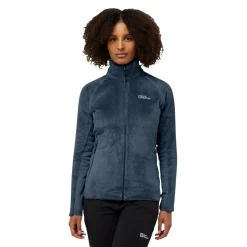 Jack Wolfskin Rotwand fleece vest dames midnight sky