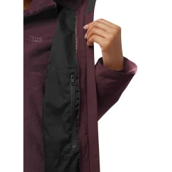 Jack Wolfskin  Rotwand 3-in-1 outdoor jack dames amaranth