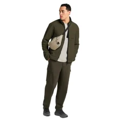 Jack Wolfskin Stone Lite fleece vest heren obsidian moss