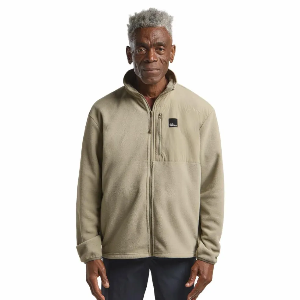 Jack Wolfskin Sumetro fleece vest heren stone