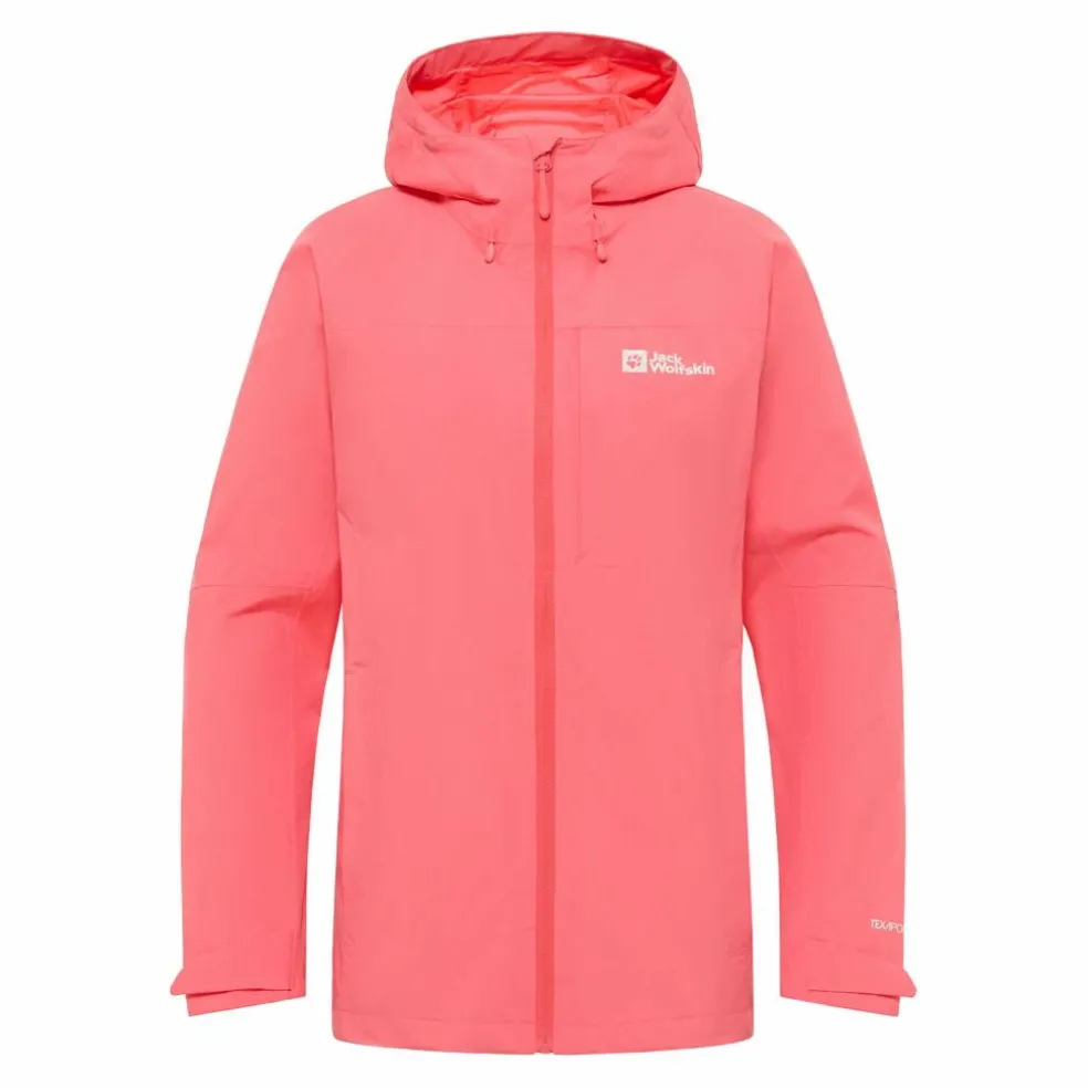 Jack Wolfskin Tempest 2L outdoor jack dames sunset coral