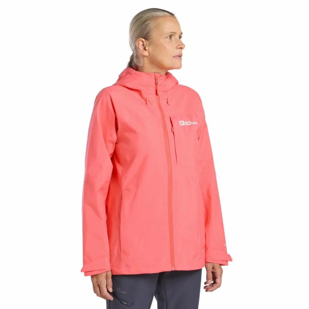 Jack Wolfskin Tempest 2L outdoor jack dames sunset coral