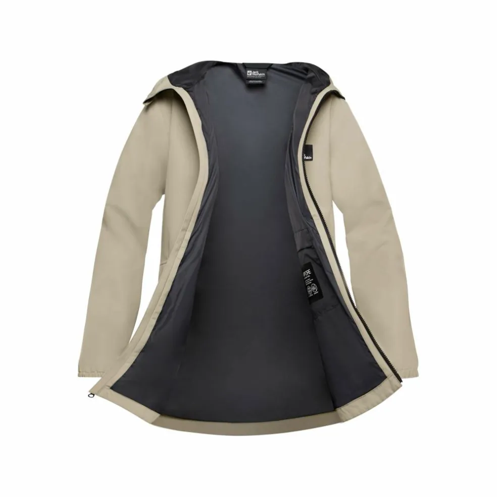 Jack Wolfskin Terraview 2L parka outdoor jack dames stone