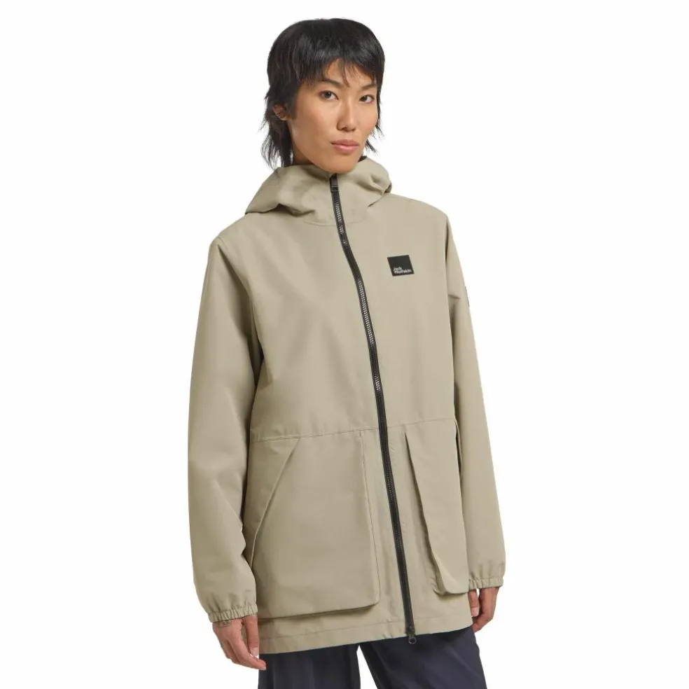 Jack Wolfskin Terraview 2L parka outdoor jack dames stone