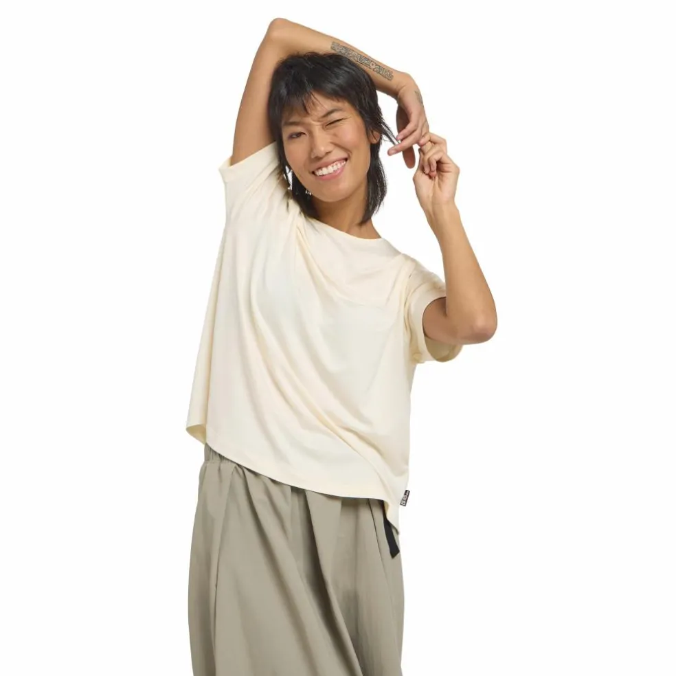 Jack Wolfskin Travel shirt dames cotton white heather