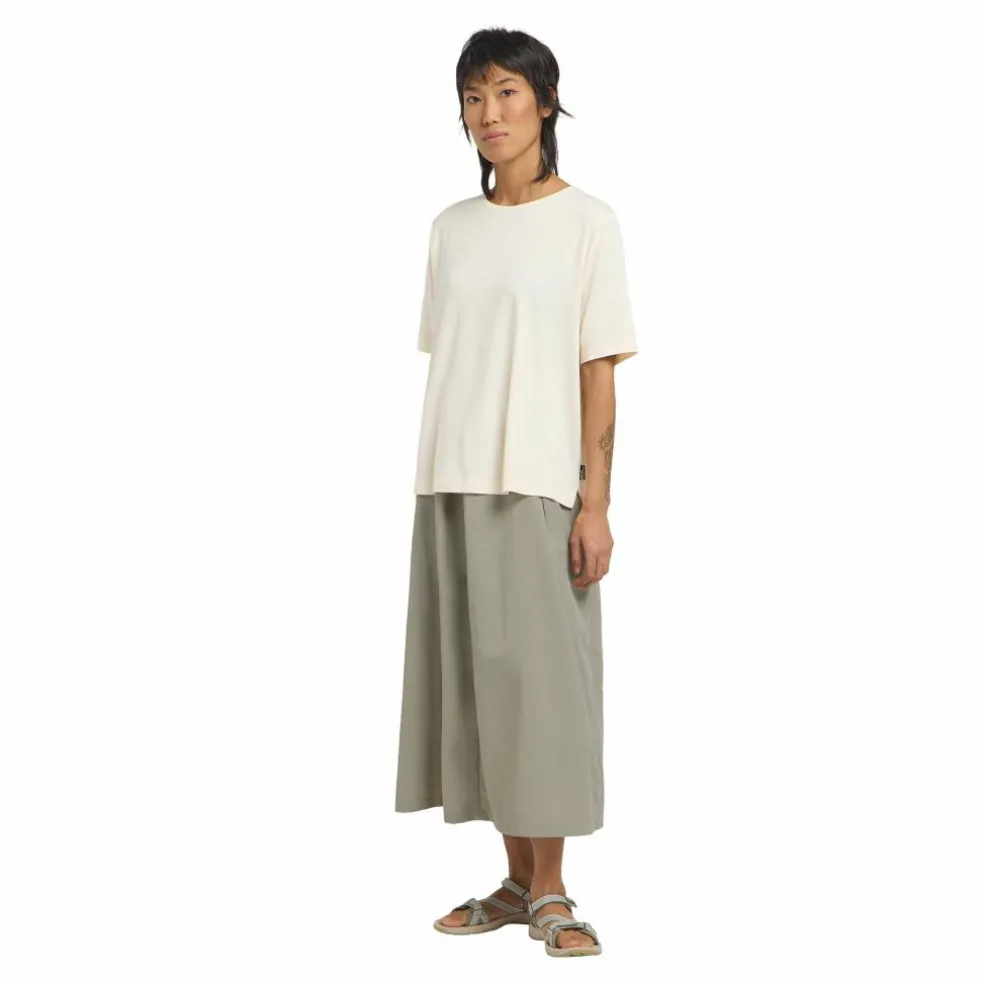 Jack Wolfskin Travel shirt dames cotton white heather