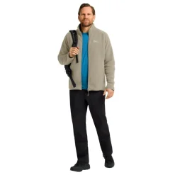 Jack Wolfskin Waldsteig fleece vest heren linen