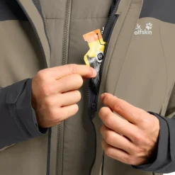 Jack Wolfskin Wild Places 3-in-1 outdoor jack heren linen