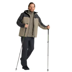Jack Wolfskin Wild Places 3-in-1 outdoor jack heren linen