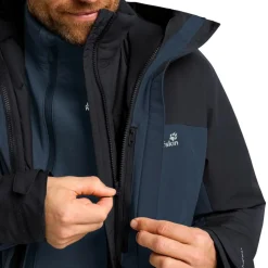 Jack Wolfskin Wild Places 3-in-1 outdoor jack heren midnight sky