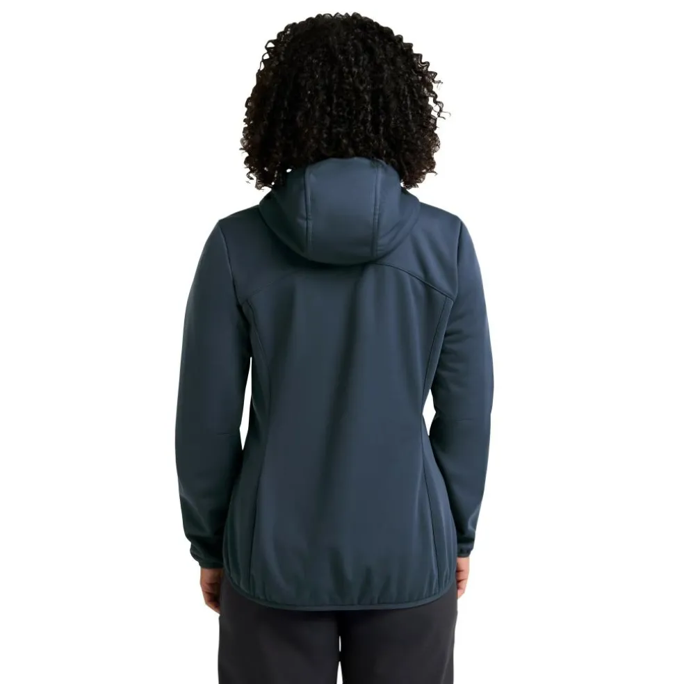 Jack Wolfskin Windhain Hoody softshell jas dames midnight sky