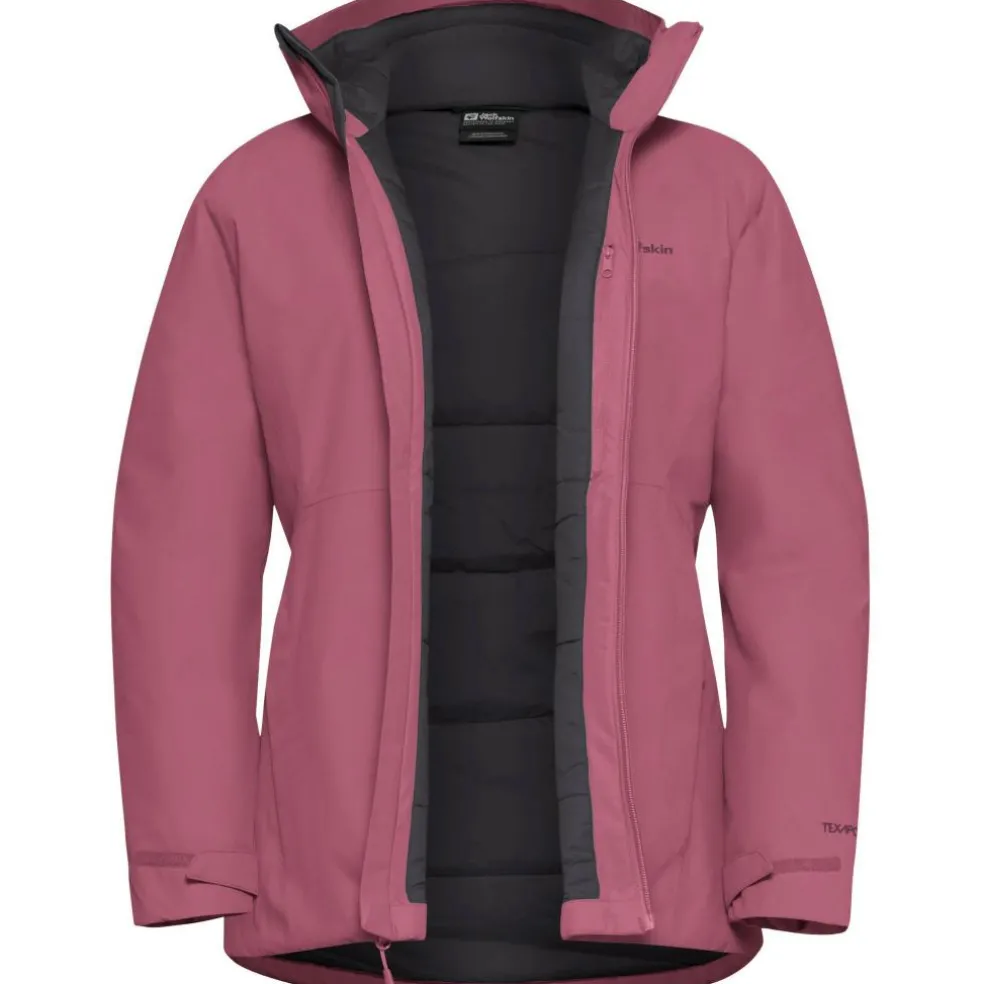 Jack Wolfskin Wisper Insulated outdoor jack dames raisin