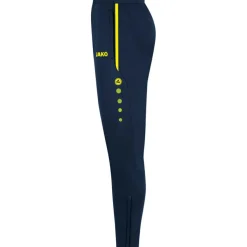 JAKO Allround trainingsbroek marine fluogeel