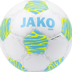 Jako Lightbal Animal voetbal white soft blue fluoyellow