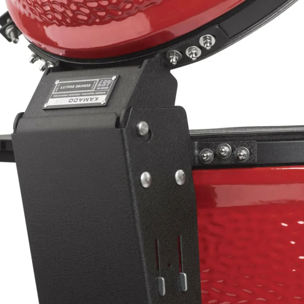 Kamado Joe Classic II houtskoolbarbecue rood