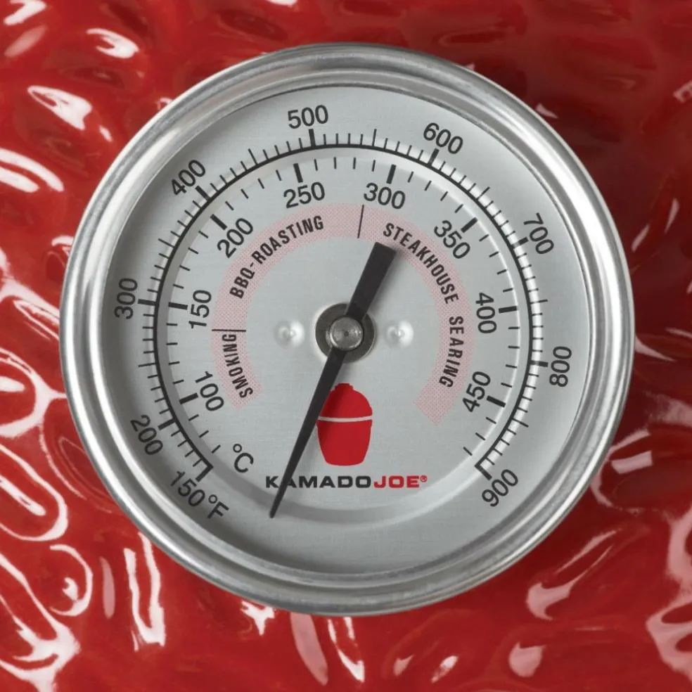 Kamado Joe Classic II houtskoolbarbecue rood