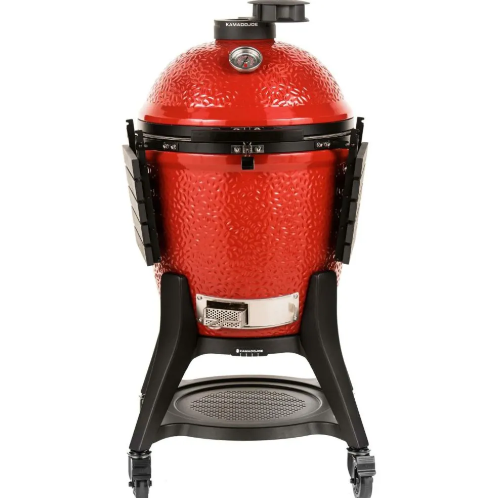 Kamado Joe Classic III houtskoolbarbecue rood