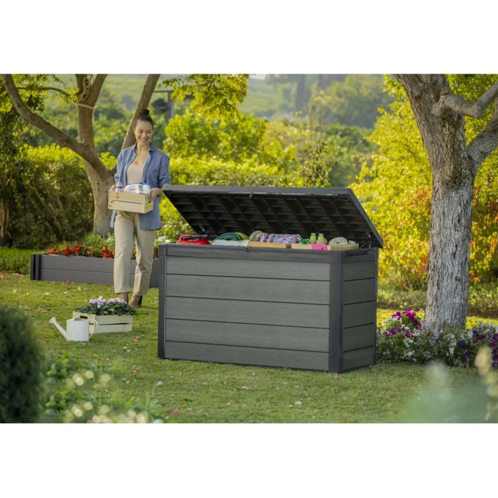 Keter Cortina 757 opbergbox grijs