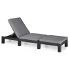 Keter Daytona Sunlounger ligbed graphite inclusief  kussen