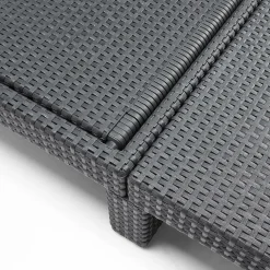 Keter Daytona Sunlounger ligbed graphite inclusief kussen